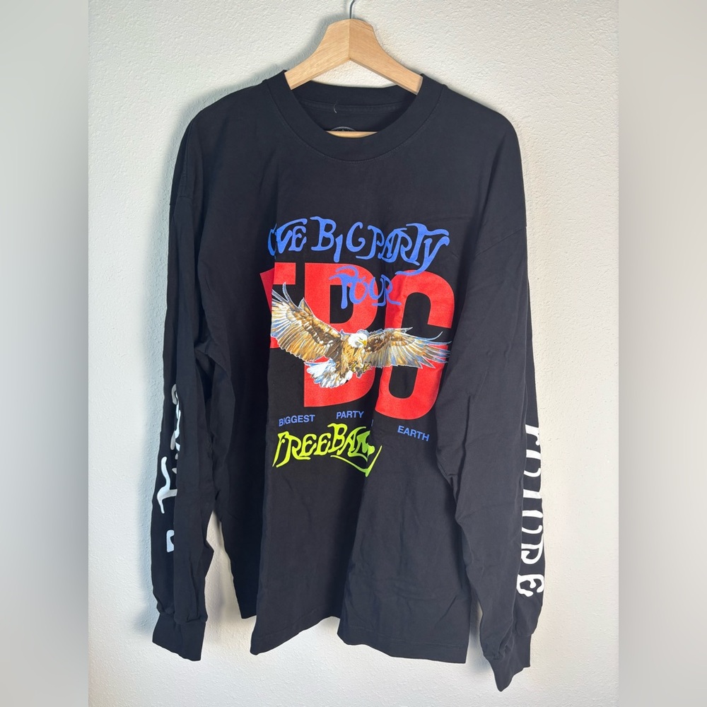 Freebandz‎ one big party Shirt Mens XL Long Sleeve NWOT